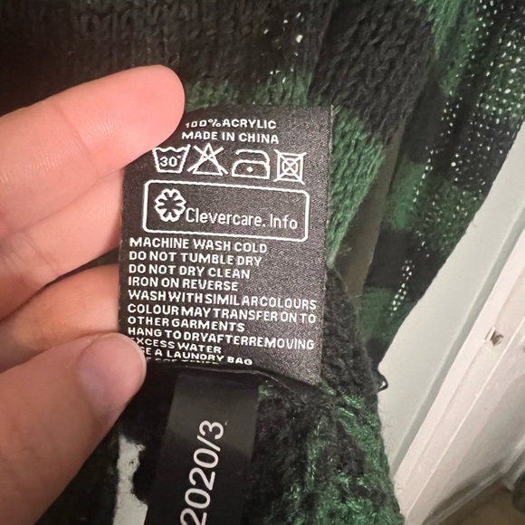 We Are the Weirdos KillStar ABSINTHE KNIT green black striped distressed SWEATER - Picture 6 of 11